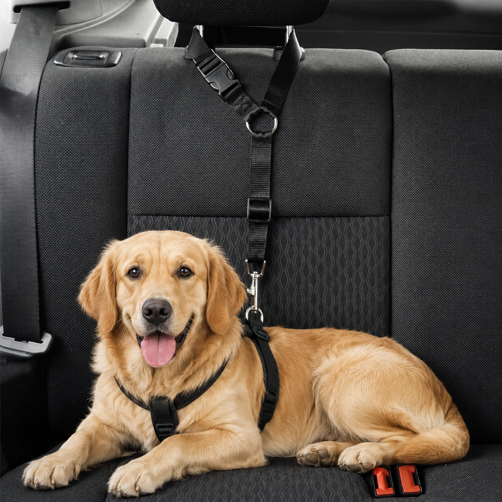 Cinturón de seguridad ajustable para perros